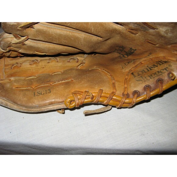Louisville Slugger Pick Pocket Baseball Softball Glove Mitt LSG13 RHT 13" H & B - Picture 4 of 4